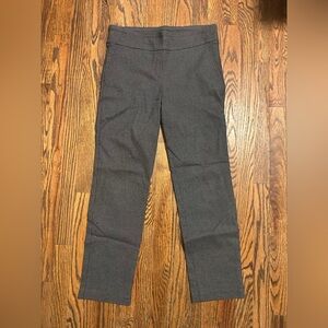 Hilary Radley Black and White Micro-Check Dress Pants